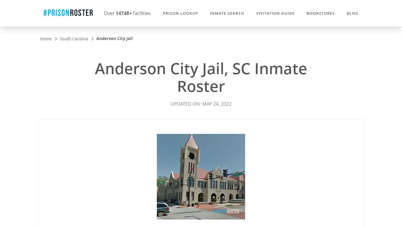 Anderson SC City Jail Arrest